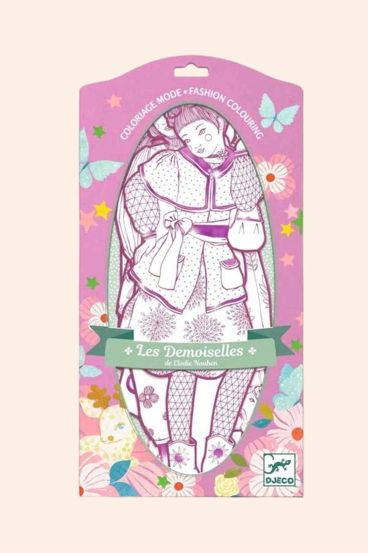 Djeco - Les Demoiselles - Fashion Colouring - Rosemary & Friends - Strawberries & Cream - Ingrid Lewis - Designer