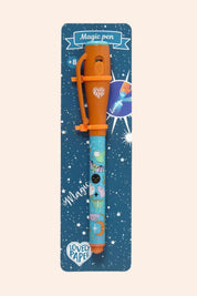 Djeco - Magic Pen - Camille - Strawberries & Cream - Ingrid Lewis - Designer 
Magic pen with blue packaging featuring cartoon characters on a beige background