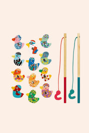 Djeco - Magnetic Fishing Duck - Strawberries & Cream