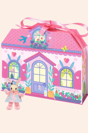 Djeco - Mi House - Rosie - Strawberries & Cream  
Decorative gift box with a fairy house design and a small rabbit 