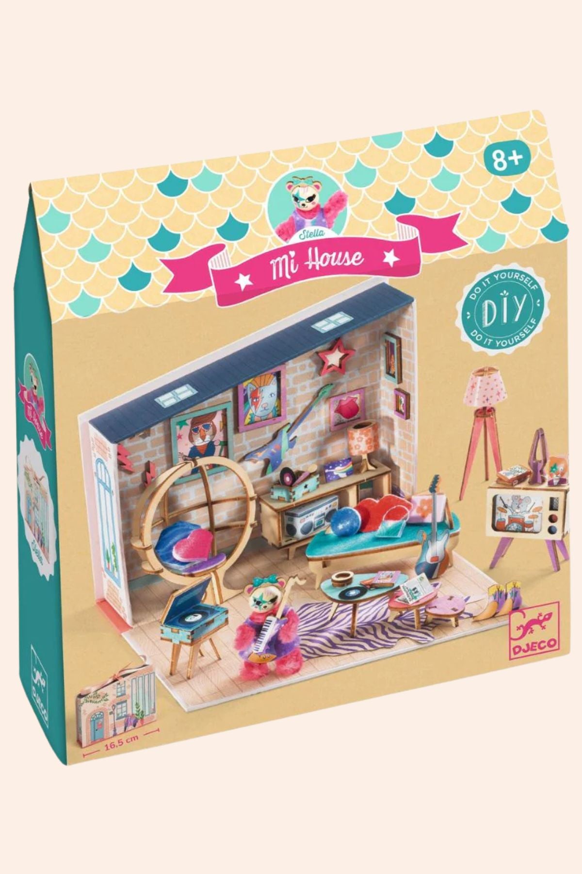 Djeco - Mi House - Stella - Strawberries & Cream - Ingrid Lewis - Designer
Boxed toy set with 'Mi House' Stella DIY house.