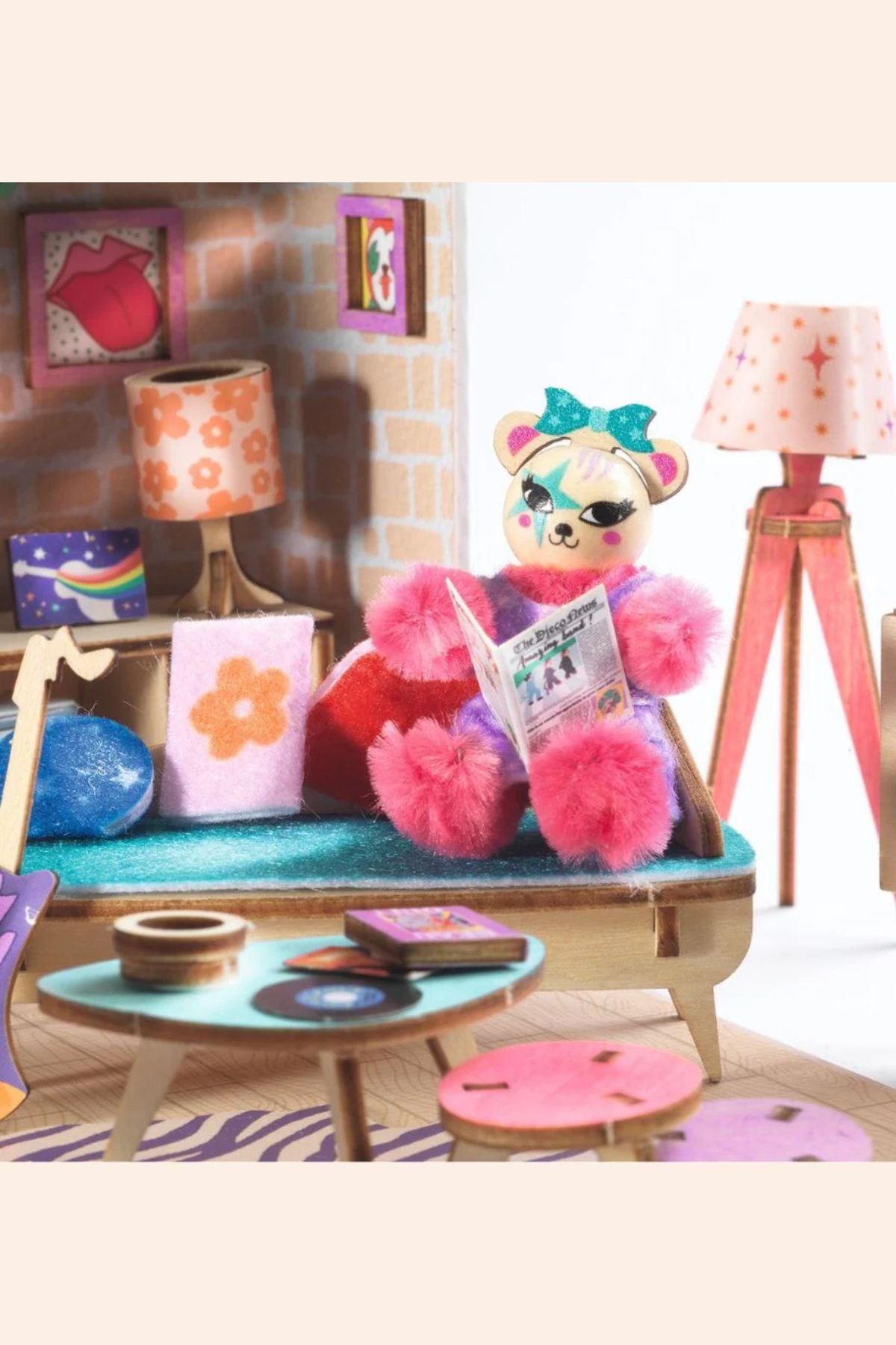 Djeco - Mi House - Stella - Strawberries & Cream - Ingrid Lewis - Designer