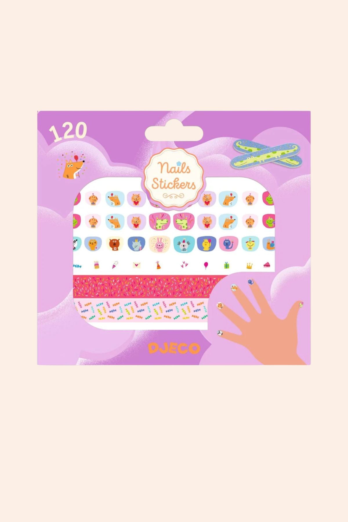 Djeco - Nails Stickers - Happy Birthday - Strawberries & Cream - Ingrid Lewis - Designer
Pack of nail stickers with colourful designs.