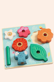 Djeco - Puzz & Stack - Happy - Strawberries & Cream - Babies and Toddlers - Fun and Games - Educational  