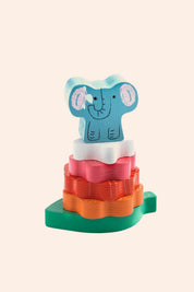 Djeco - Puzz & Stack - Happy - Strawberries & Cream - Babies and Toddlers - Fun and Games - Educational  