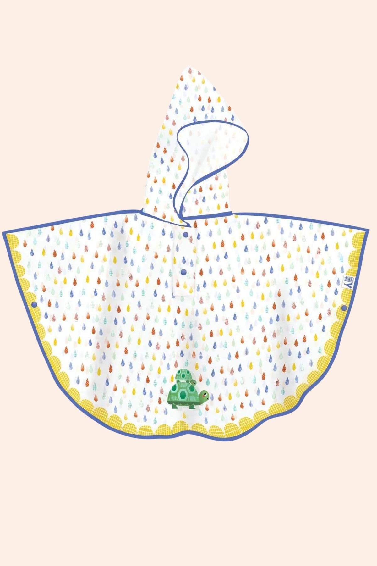 Djeco - Rain Cape - Turtle - Strawberries & Cream - Accessories - Ingrid Lewis - Designer
Children's raincoat with colourful pattern on a beige background