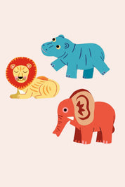 Djeco - Safari Animals - Stickers - Strawberries & Cream 