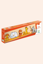 Djeco - Sava'n'Co - Puzzle - Strawberries & Cream - Ingrid Lewis - Designer
Children's puzzle box with animal illustrations.
