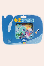 Djeco - Sea Animals - Stickers - Strawberries & Cream 