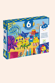Djeco - Seaside Delights - 6 Creative Activities - Strawberries & Cream 