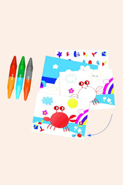 Djeco - Seaside Delights - 6 Creative Activities - Strawberries & Cream 