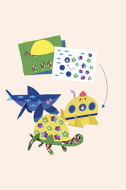 Djeco - Seaside Delights - 6 Creative Activities - Strawberries & Cream 