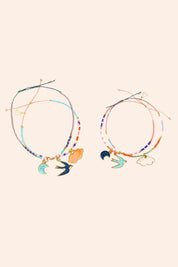 Djeco - SkyMulti Wrap Jewellery - Strawberries & Cream 
Two colorful necklaces with charms.