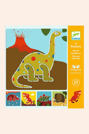 Djeco - Stencils - Dinosaurs - Strawberries & Cream - Ingrid Lewis - Designer