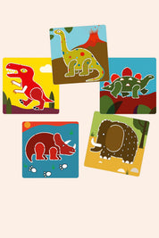 Djeco - Stencils - Dinosaurs - Strawberries & Cream - Ingrid Lewis - Designer