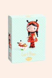 Djeco - Tinyly - Coco & Minico - Strawberries & Cream - Ingrid Lewis - Designer
Box packaging of a figurine with a ladybug design.
