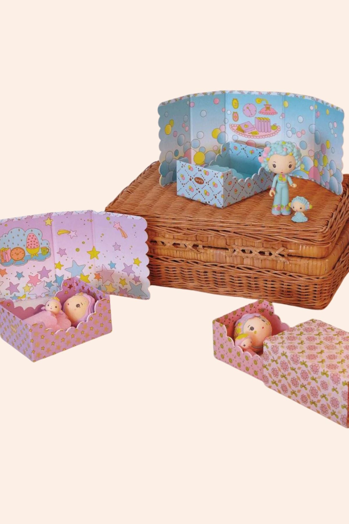 Djeco - Tinyly - Rose Tinyroom - Strawberries & Cream - Ingrid Lewis 