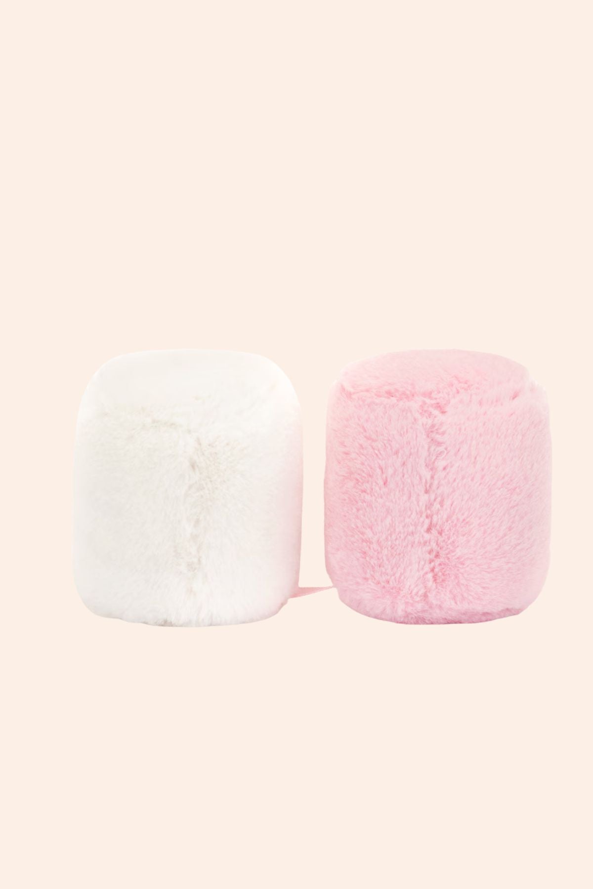 Jellycat -  Amuseables - Pink and White Marshmallow - Strawberries & Cream - Ingrid Lewis - Designer