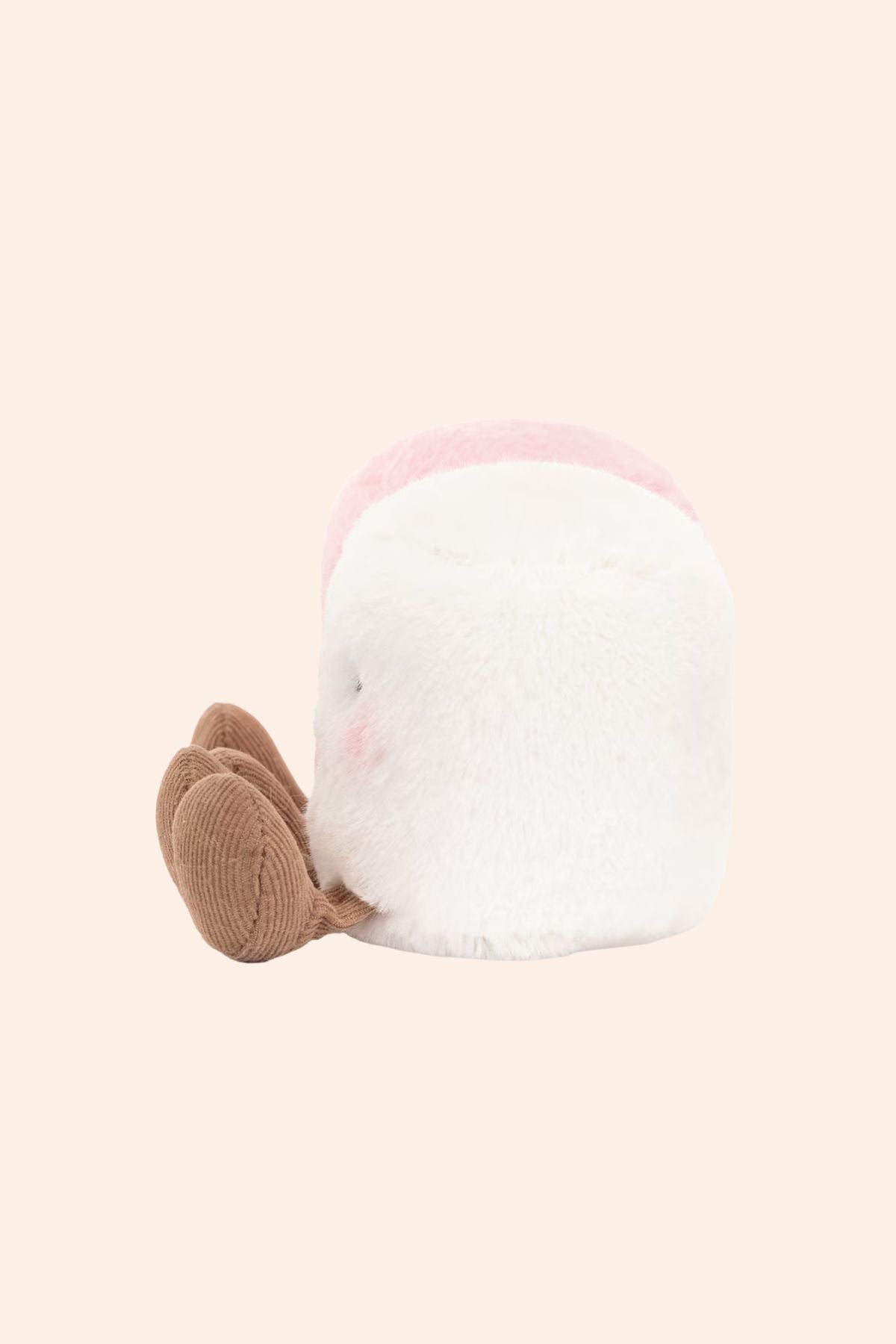 Jellycat -  Amuseables - Pink and White Marshmallow - Strawberries & Cream - Ingrid Lewis - Designer