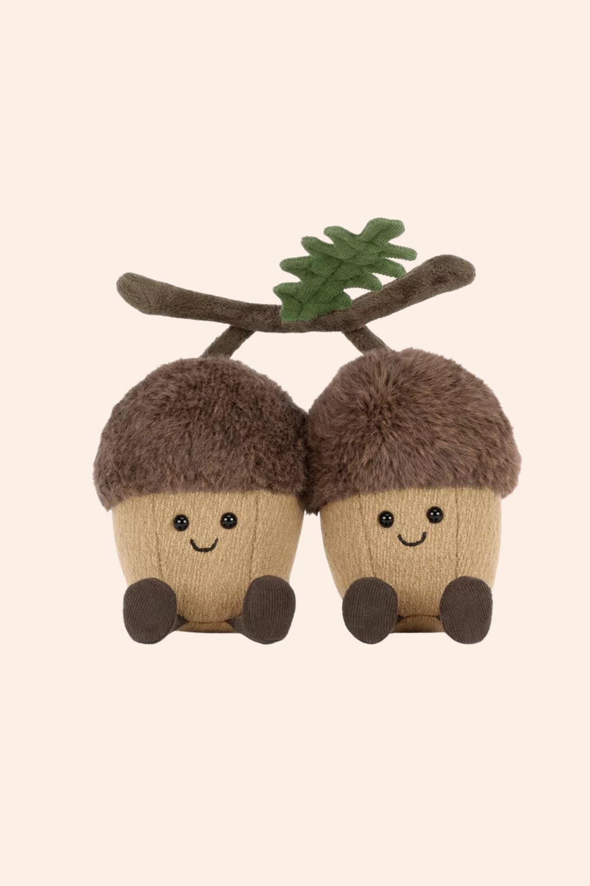 Jellycat - Amuseables Ort & Tum Acorns -  Strawberries & Cream - Ingrid Lewis - Designer