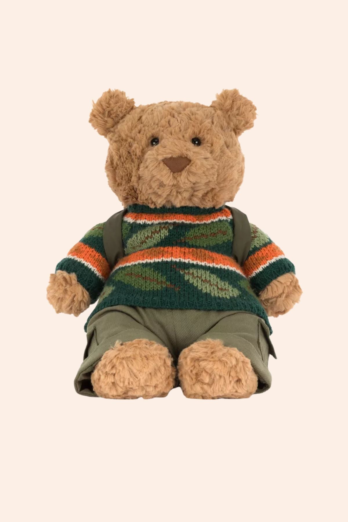 Jellycat - Bartholomew Bear Hiking Outfit - Strawberries & Cream - Ingrid Lewis - Designer