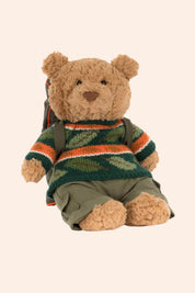 Jellycat - Bartholomew Bear Hiking Outfit - Strawberries & Cream - Ingrid Lewis - Designer