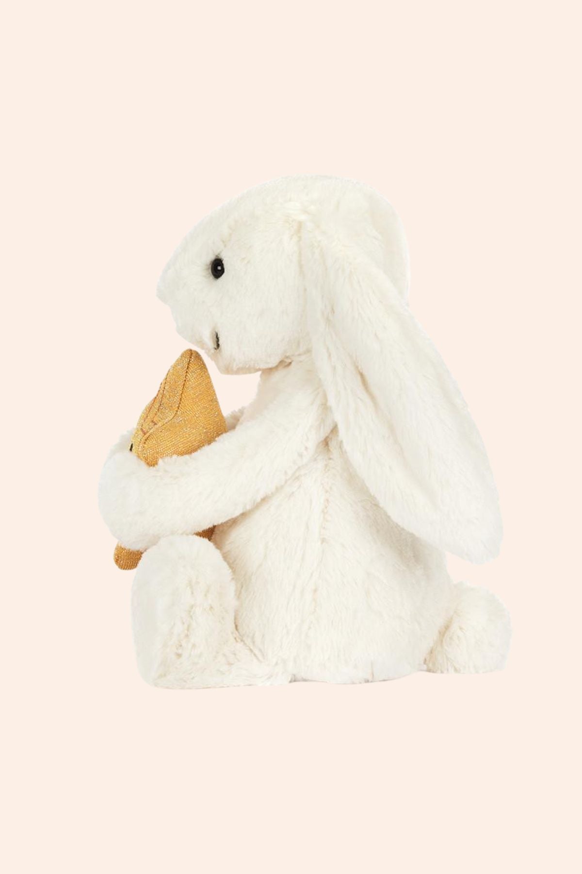 Jellycat - Cream Bunny with Star-  Strawberries & Cream - Ingrid Lewis - Designer
