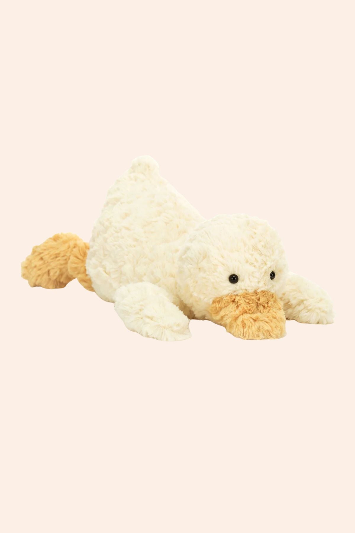 Jellycat - Finders Keepers Jellycat Seekers - Tumblie Duck Medium - Strawberries & Cream - Ingrid Lewis - Designer