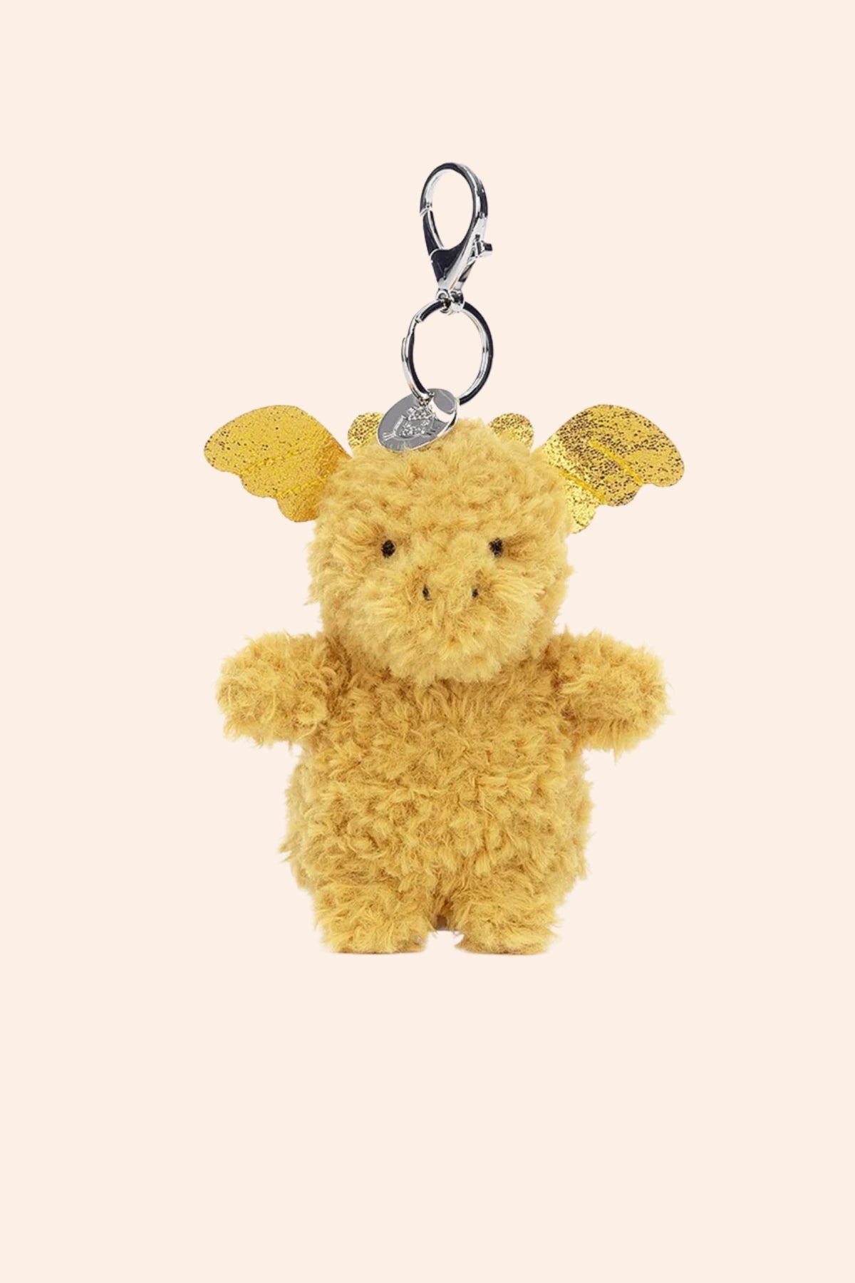 Jellycat - Little Dragon Bag Charm - Strawberries & Cream - Ingrid Lewis - Designer