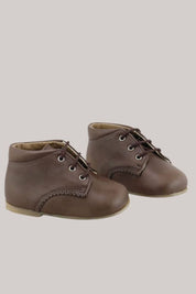 Leather Boots  - Dark Brown - Strawberries & Cream - handmade - luxury