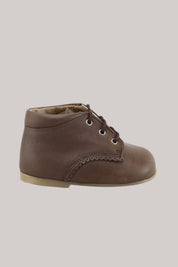 Leather Boots  - Dark Brown - Strawberries & Cream - handmade - luxury