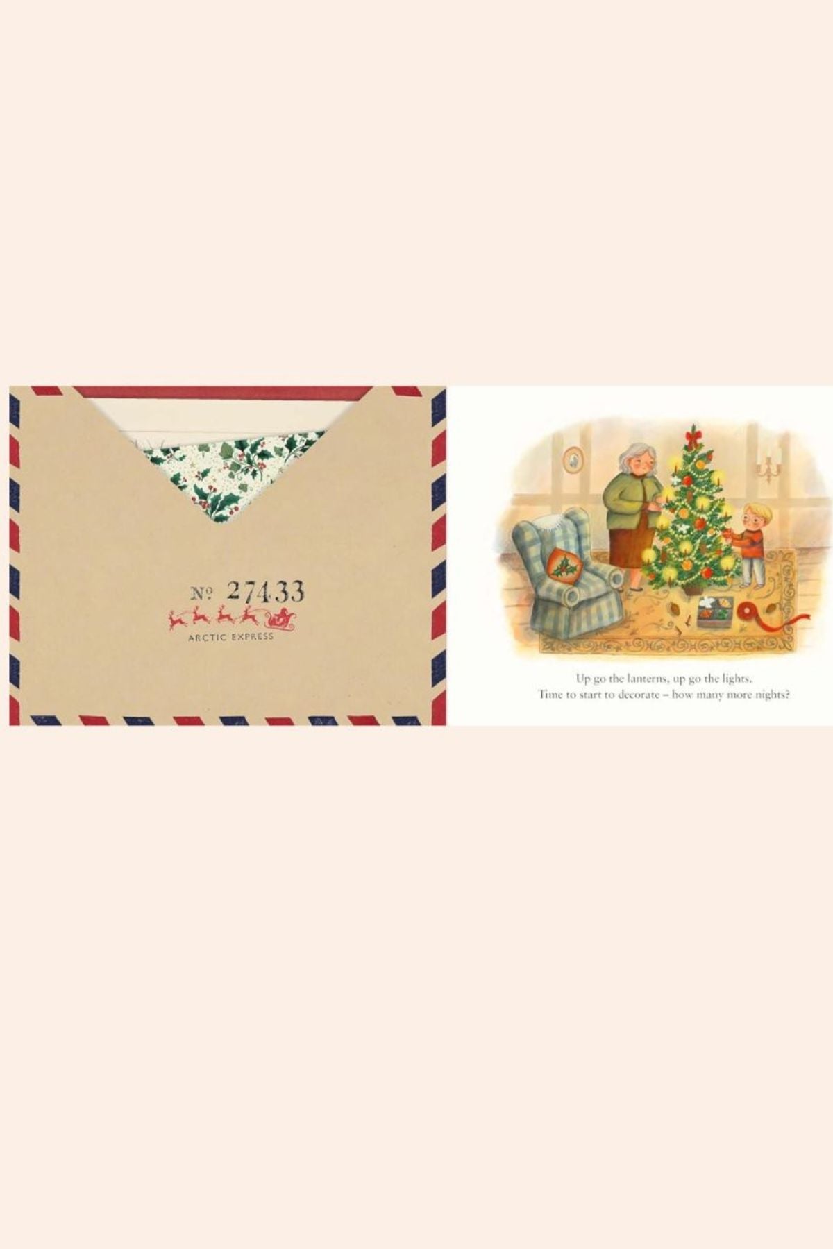 Letters From The North Pole - Strawberries & Cream - Ingrid Lewis - Designer 
Christmas-themed letter and card with a festive scene.