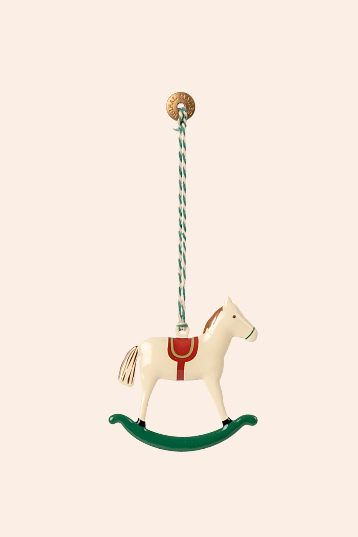 Maileg - Metal Ornament, Rocking Horse