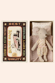 Maileg Little Sister Mouse in Match Box