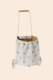 Maileg Trolley  Multi Dots - Yellow