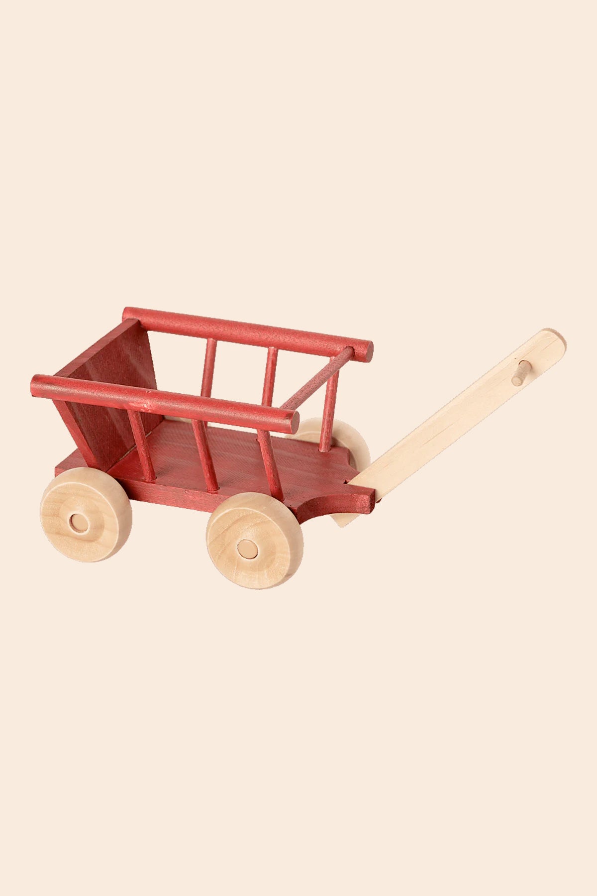 Maileg Wagon, Micro - Dusty Red