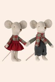 Maileg Winter Mice Twins - Little Brother and Sister