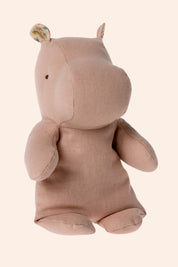 Maileg- Safari Friends - Small Hippo - Soft Rose - Strawberries & Cream
