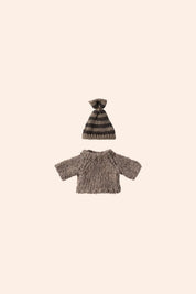 Maileg Knitted Sweater and Hat, Big Brother Mouse