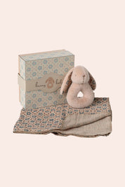 Maileg - Bunny Rattle Set - Powder - Strawberries & Cream 