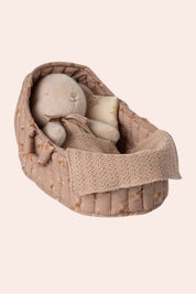 Maileg - Carry Cot Large - Rose - Strawberries & Cream