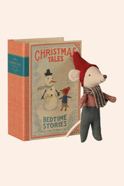Maileg - Christmas Mouse - Baby in Book - Strawberries & Cream - Ingrid Lewis - Designer