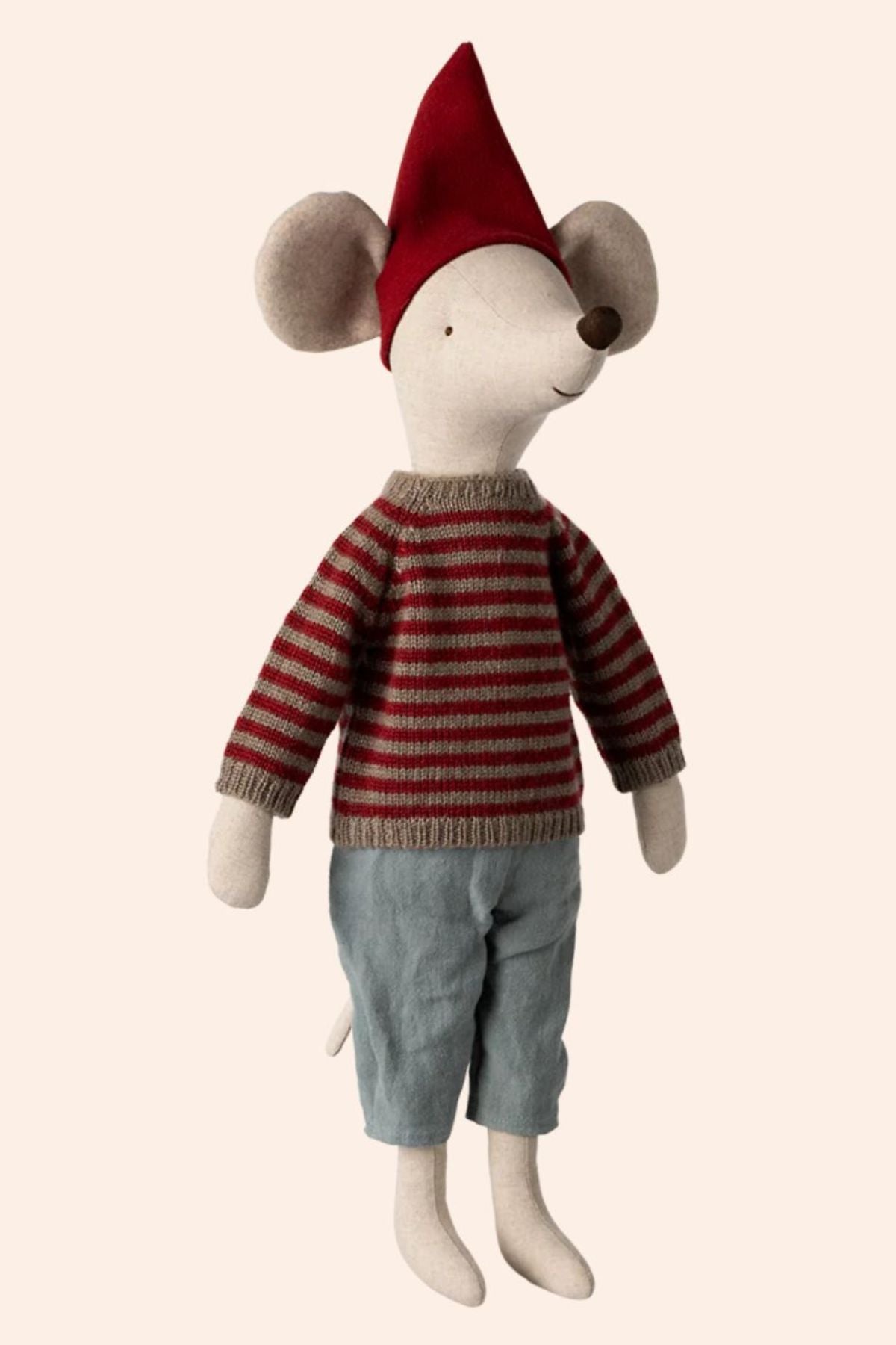 Maileg - Christmas Mouse - Maxi - Strawberries & Cream