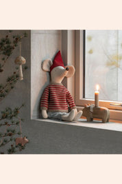 Maileg - Christmas Mouse - Maxi - Strawberries & Cream