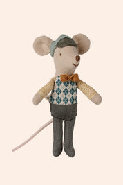 Maileg - Driver Mouse - Little Brother - Strawberries & Cream - Ingrid Lewis -Designer