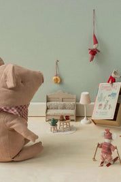 Maileg - Lace Rug - Mouse - Strawberries & Cream - Ingrid Lewis - Strawberries & Cream 