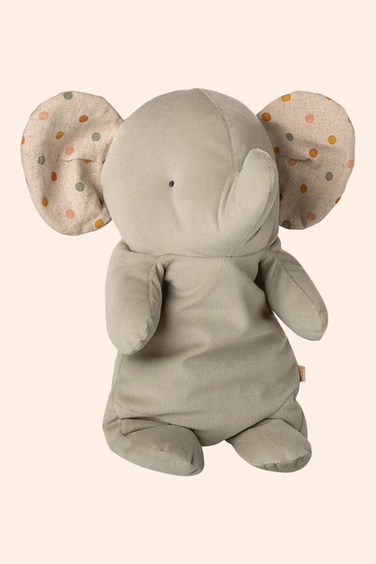 Maileg - Lullaby Friends - Elephant Mini - Iron Grey - Strawberries & Cream - Ingrid Lewis - Designer