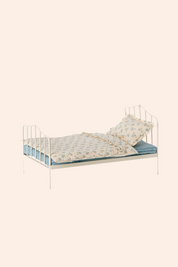 Maileg - Miniature - Bed Mini- Blue - Strawberries & Cream