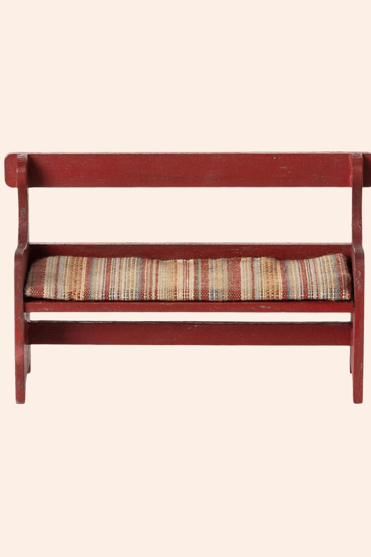 Maileg - Mouse Bench - Red - Strawberries & Cream - Ingrid Lewis - Designer