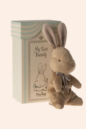 Maileg - My First Bunny - Brown - Strawberries & Cream